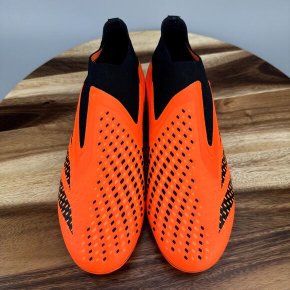 Adidas Predator Accuracy+ FG Men\'s Size 7 Orange Black Soccer Cleats GW4560 New main image 9